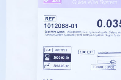 Abbott 1012068-01 Hi-Torque Versacore Modified J Guide Wire 0.035in. x 145cm (x)